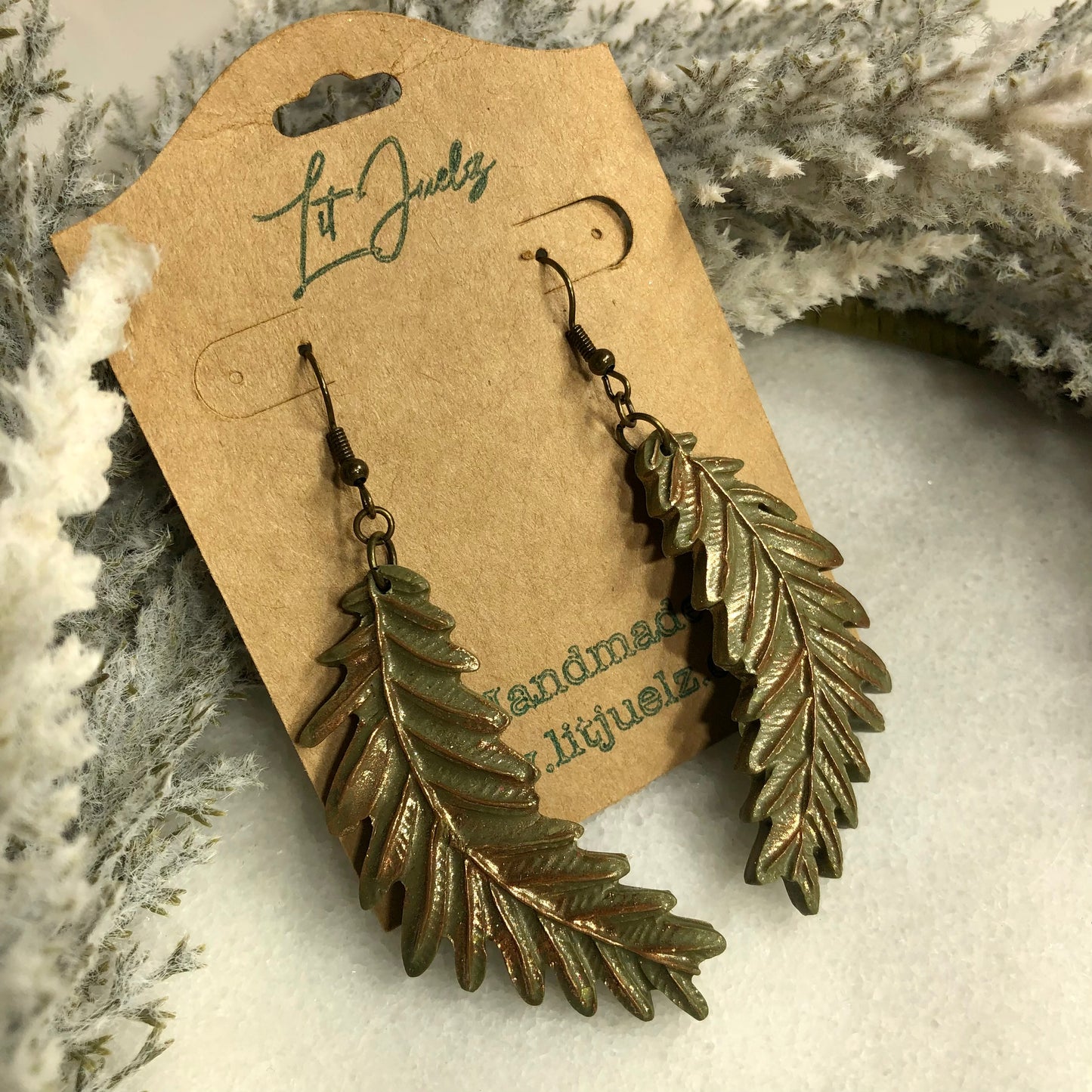 Feather Olive Green