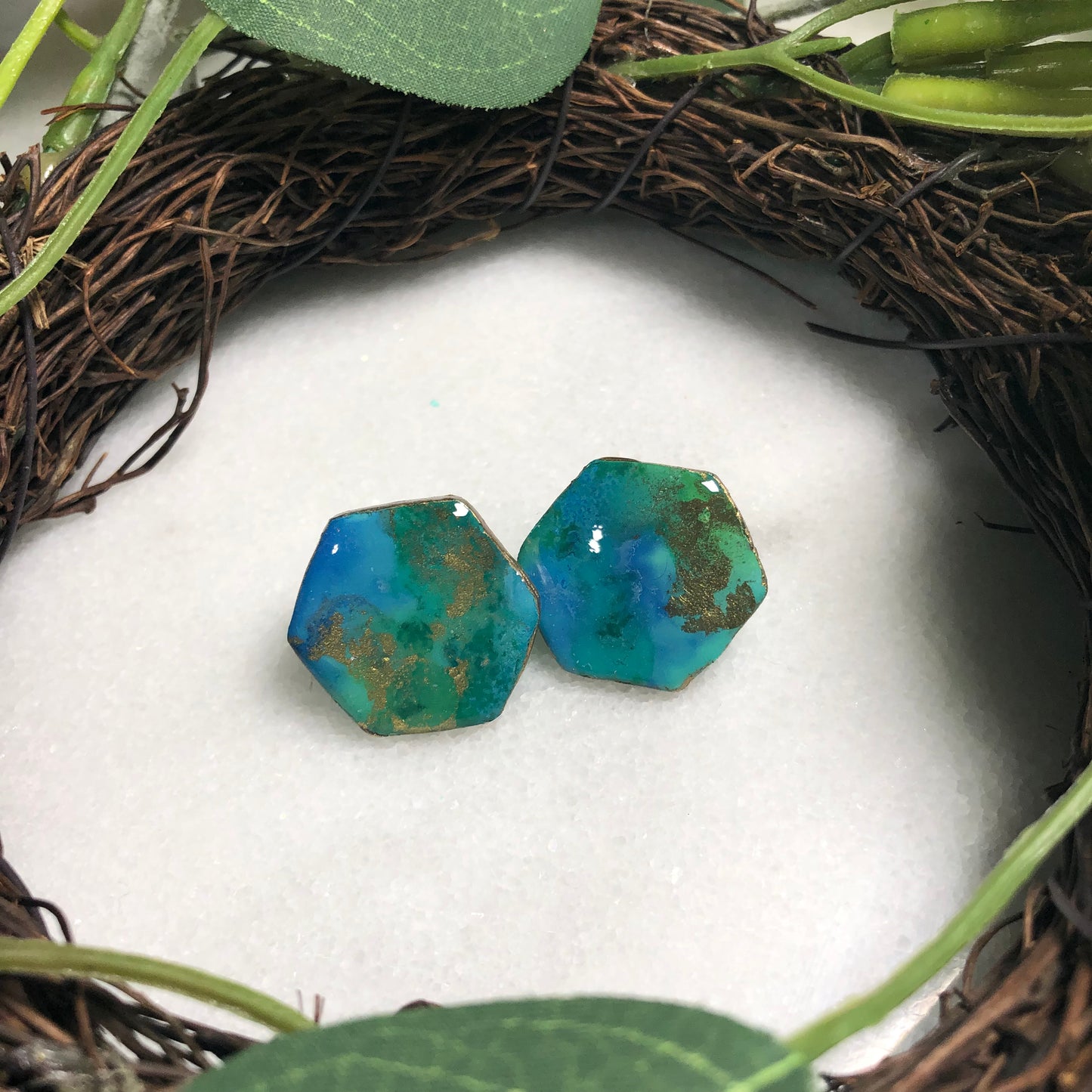 Golden Jade Stud